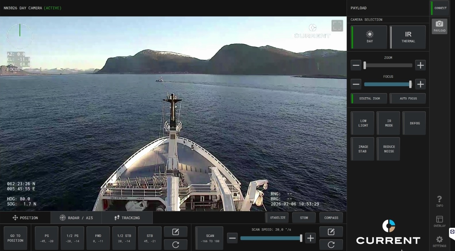 CURRENT's NN 3026 onboard Herøyhav in Ålesund